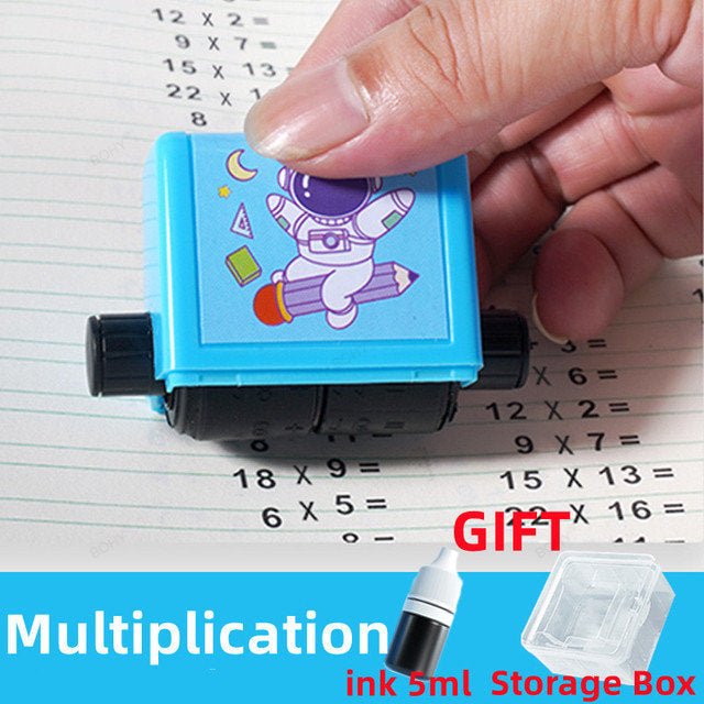 Math Teaching Stamp Roller - LightsBetter