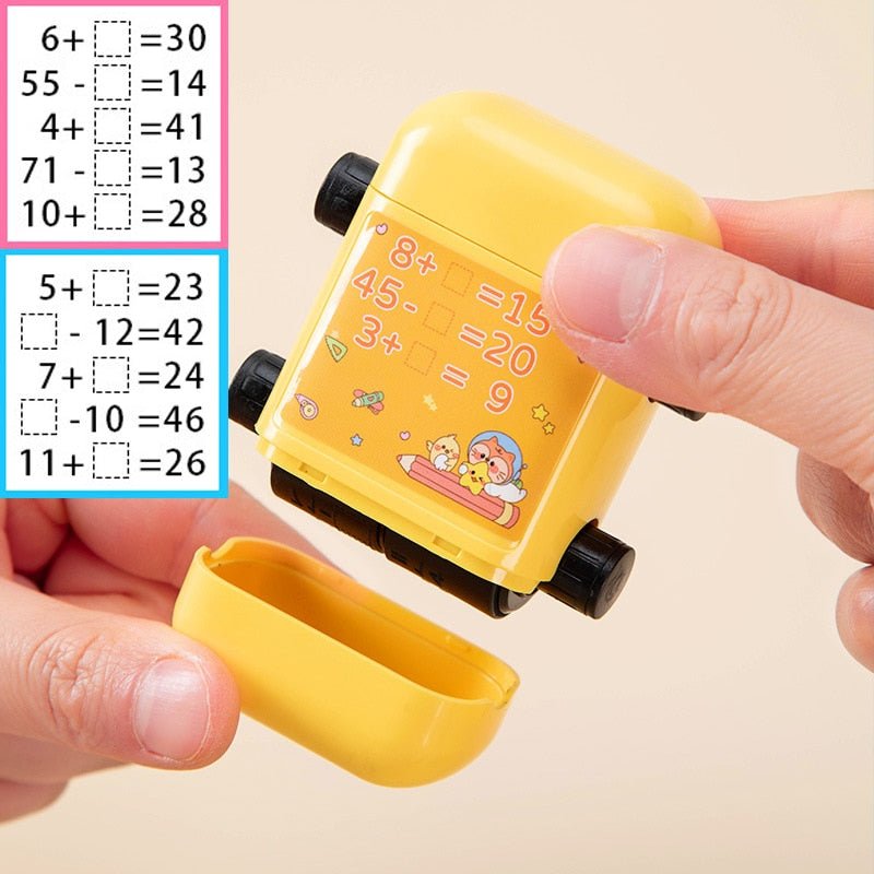 Math Teaching Stamp Roller - LightsBetter