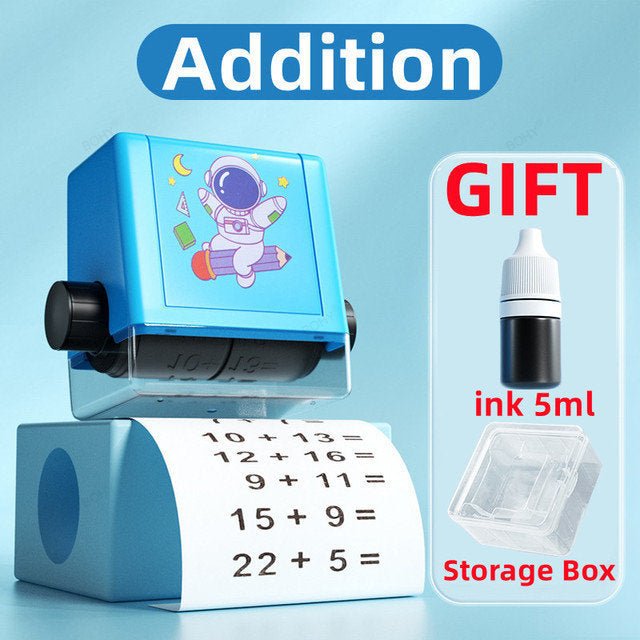 Math Teaching Stamp Roller - LightsBetter