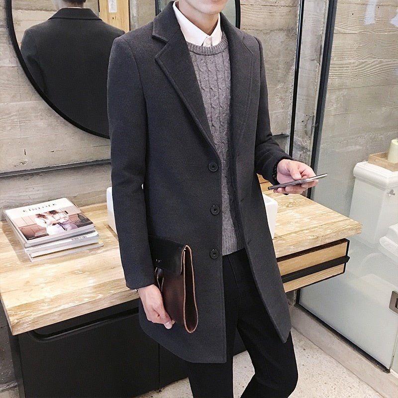 Men Casual Coat - LightsBetter
