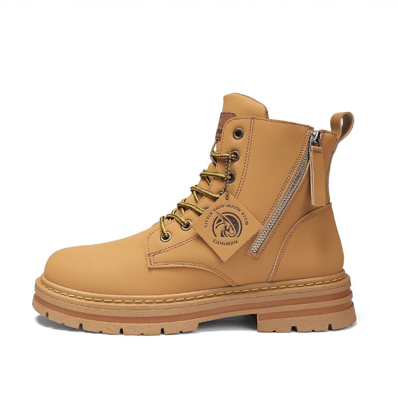 Men Leather Waterproof Boot - LightsBetter