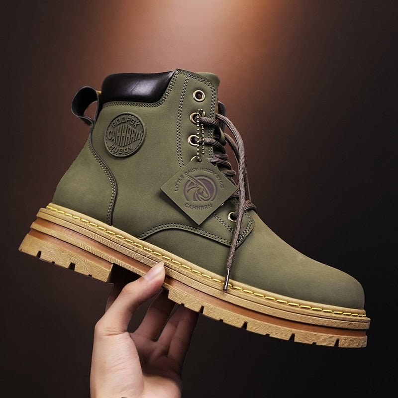 Men Leather Waterproof Boot - LightsBetter