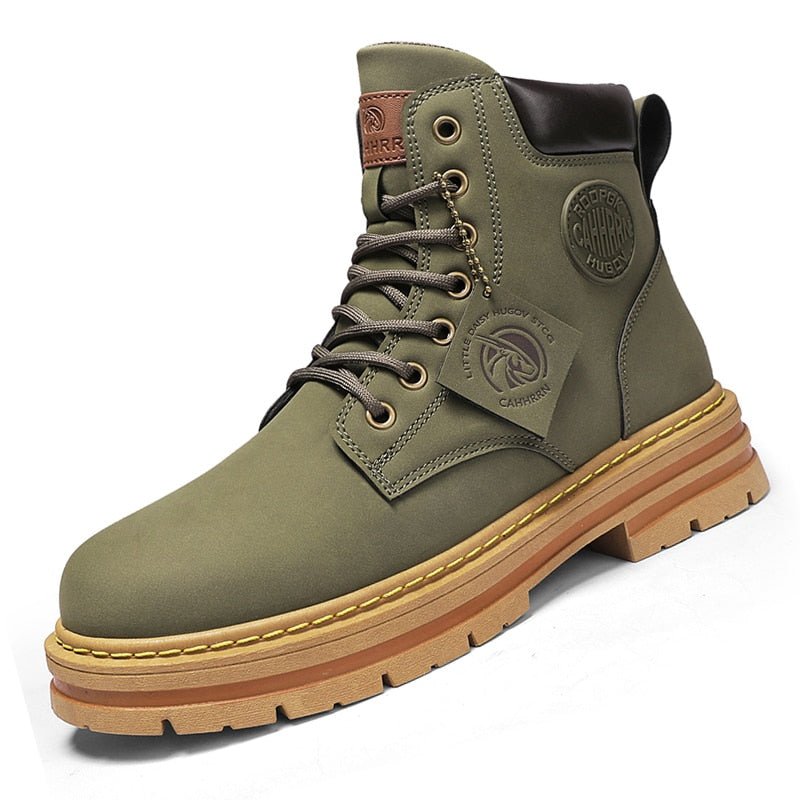 Men Leather Waterproof Boot - LightsBetter