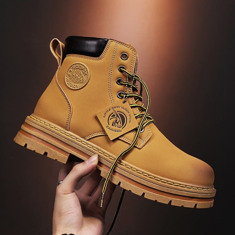 Men Leather Waterproof Boot - LightsBetter