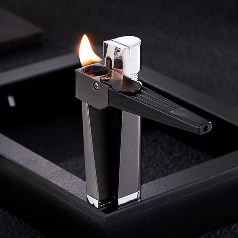 Metal Lighter with Pipe - LightsBetter