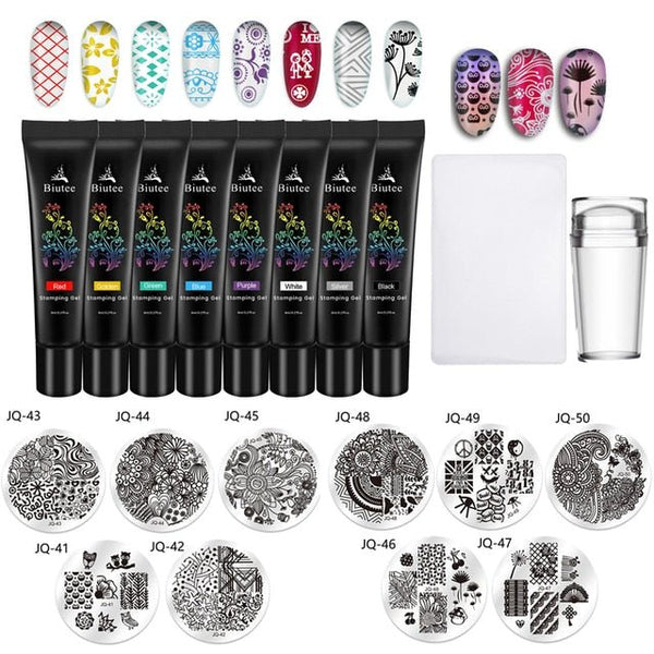 Nail Art Stamping Kit - LightsBetter