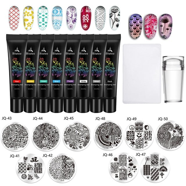 Nail Art Stamping Kit - LightsBetter