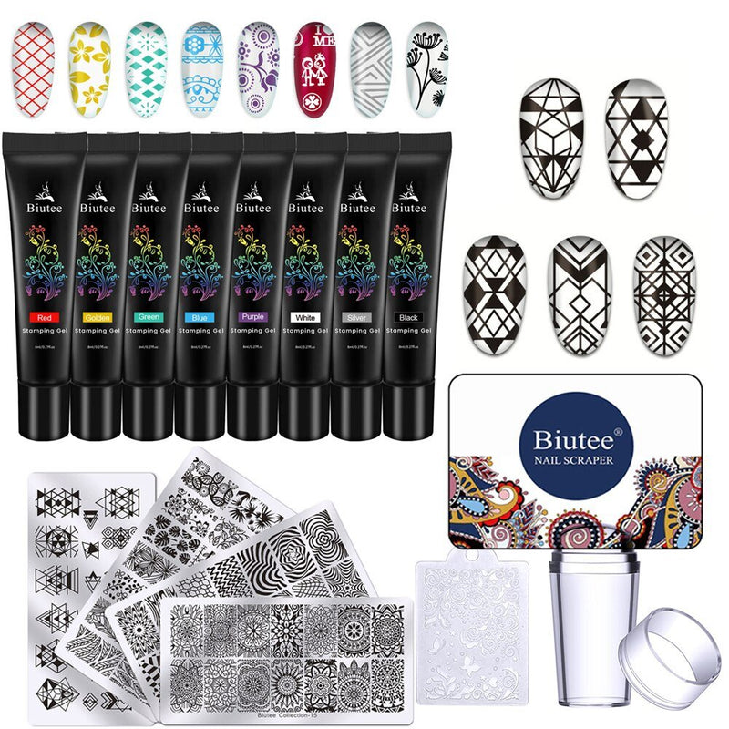 Nail Art Stamping Kit - LightsBetter
