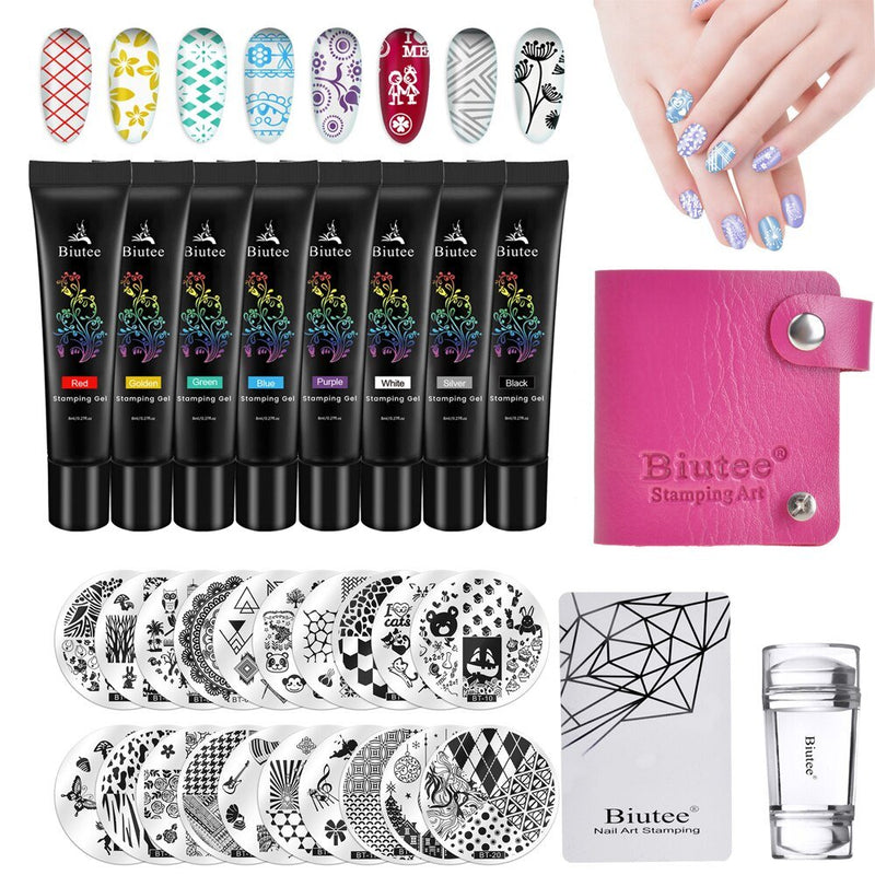 Nail Art Stamping Kit - LightsBetter