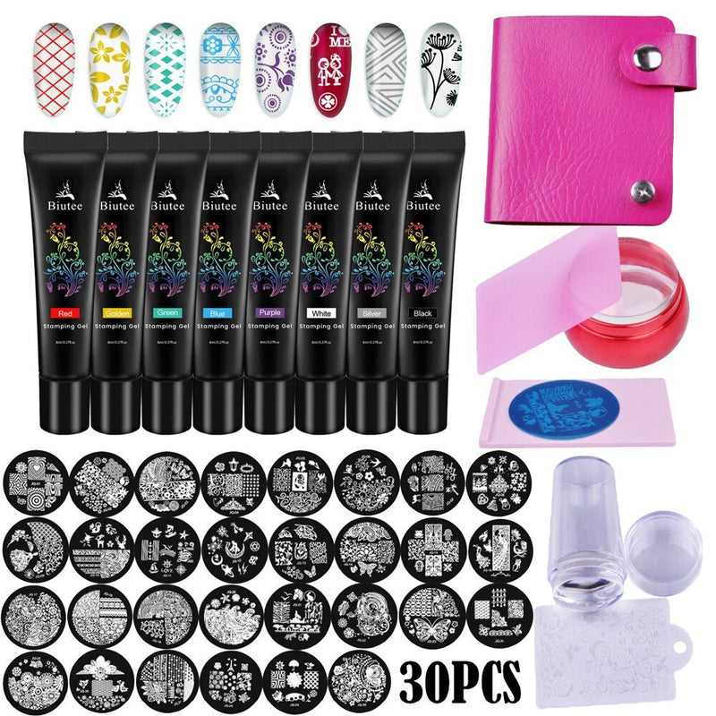 Nail Art Stamping Kit - LightsBetter