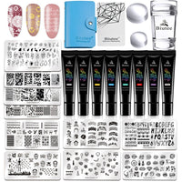 Thumbnail for Nail Art Stamping Kit - LightsBetter
