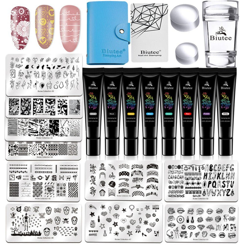 Nail Art Stamping Kit - LightsBetter