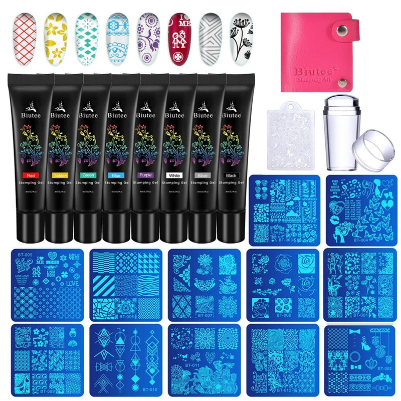 Nail Art Stamping Kit - LightsBetter