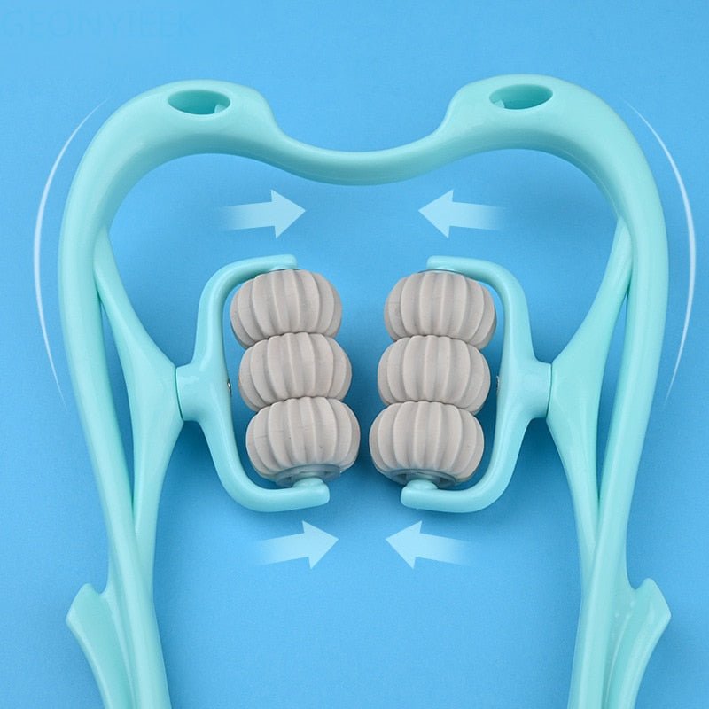 Neck Massager Roller - LightsBetter