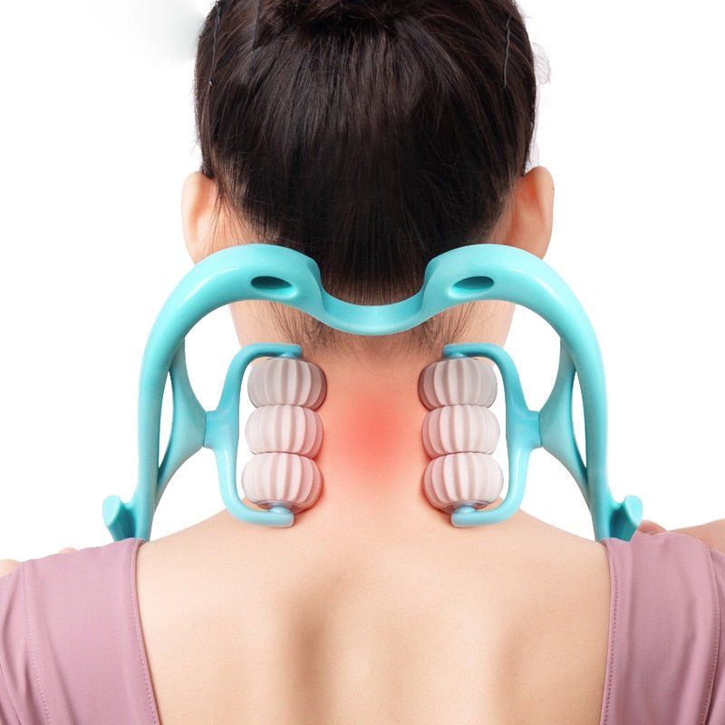 Neck Massager Roller - LightsBetter