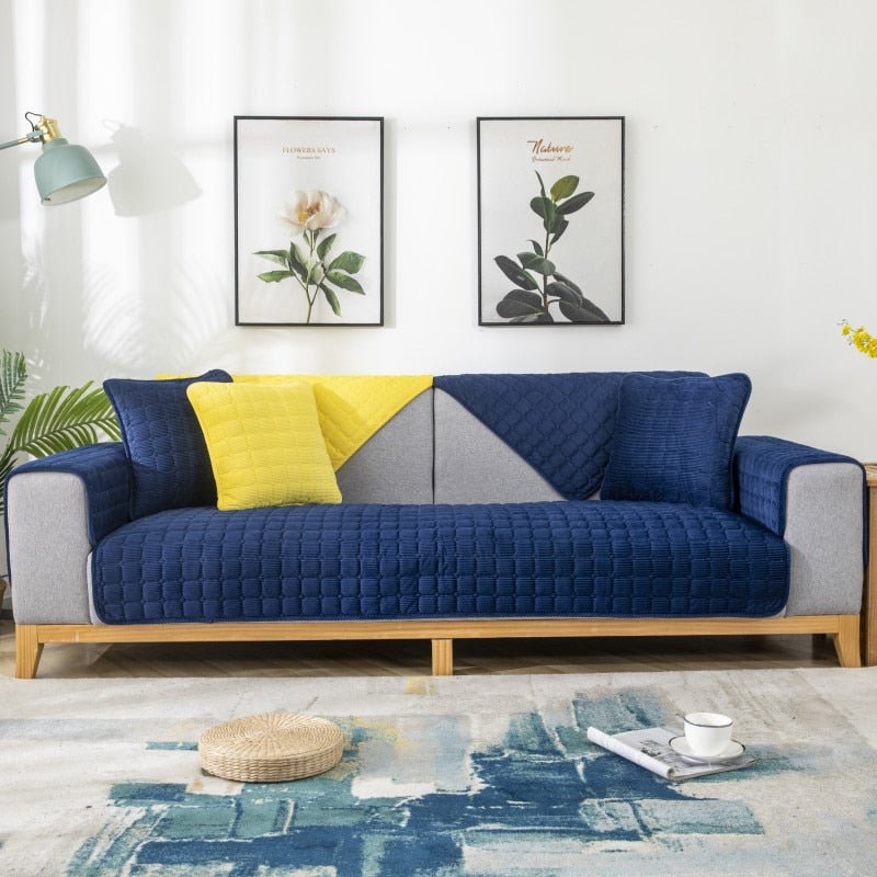 Non-slip Sofa Cover / Flannel - LightsBetter