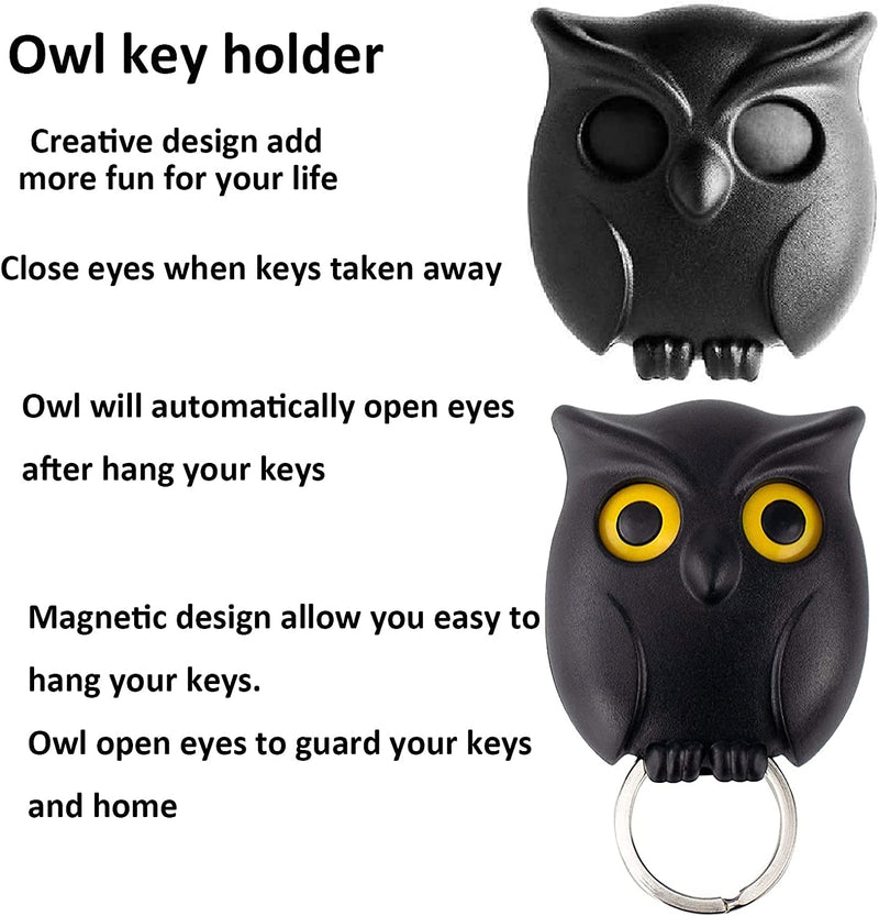 Owl Magnetic Wall Key Holder - LightsBetter