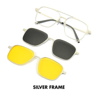 Thumbnail for Polarized Magnet Clips Sunglasses - LightsBetter