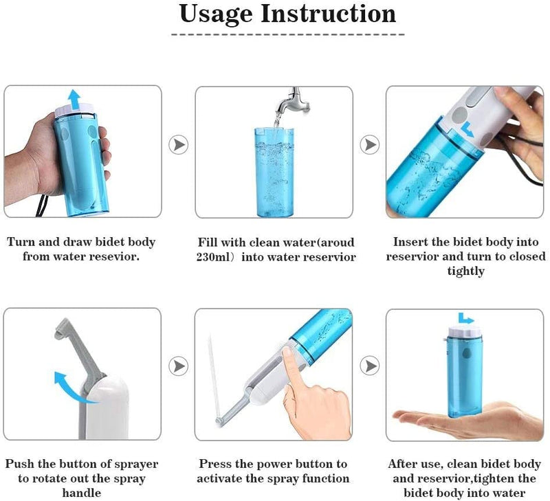 Portable Electric Bidet - LightsBetter