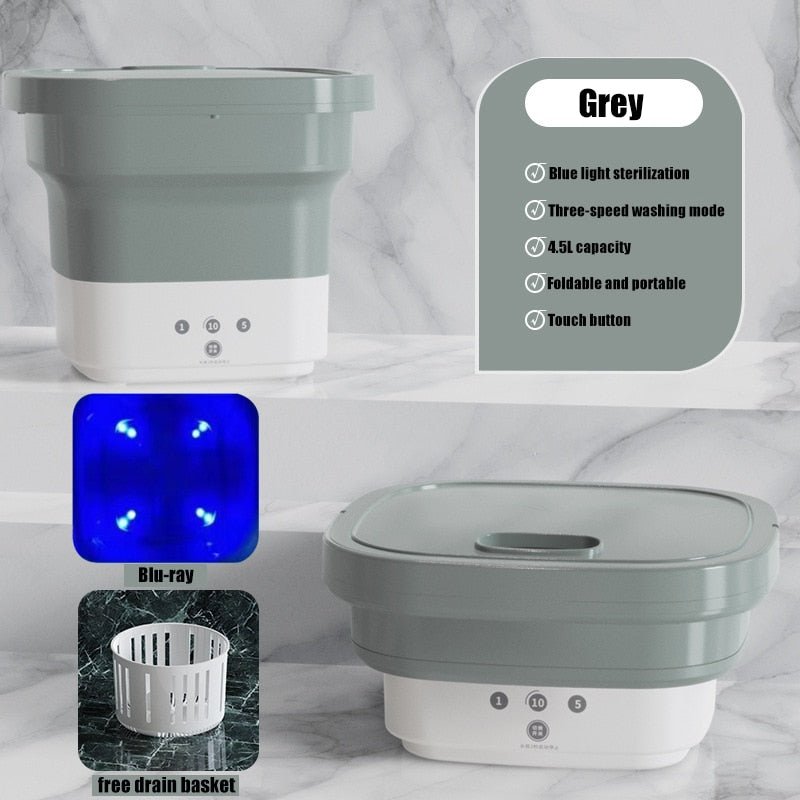 Portable Mini Washing Machine 4.5L - LightsBetter