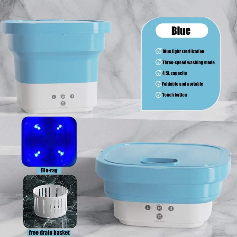 Portable Mini Washing Machine 4.5L - LightsBetter