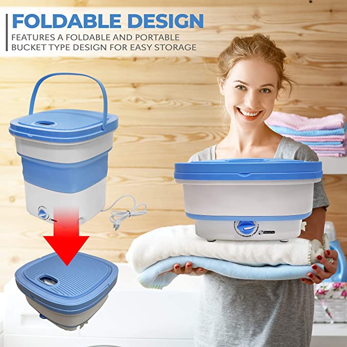 Portable Mini Washing Machine 4.5L - LightsBetter
