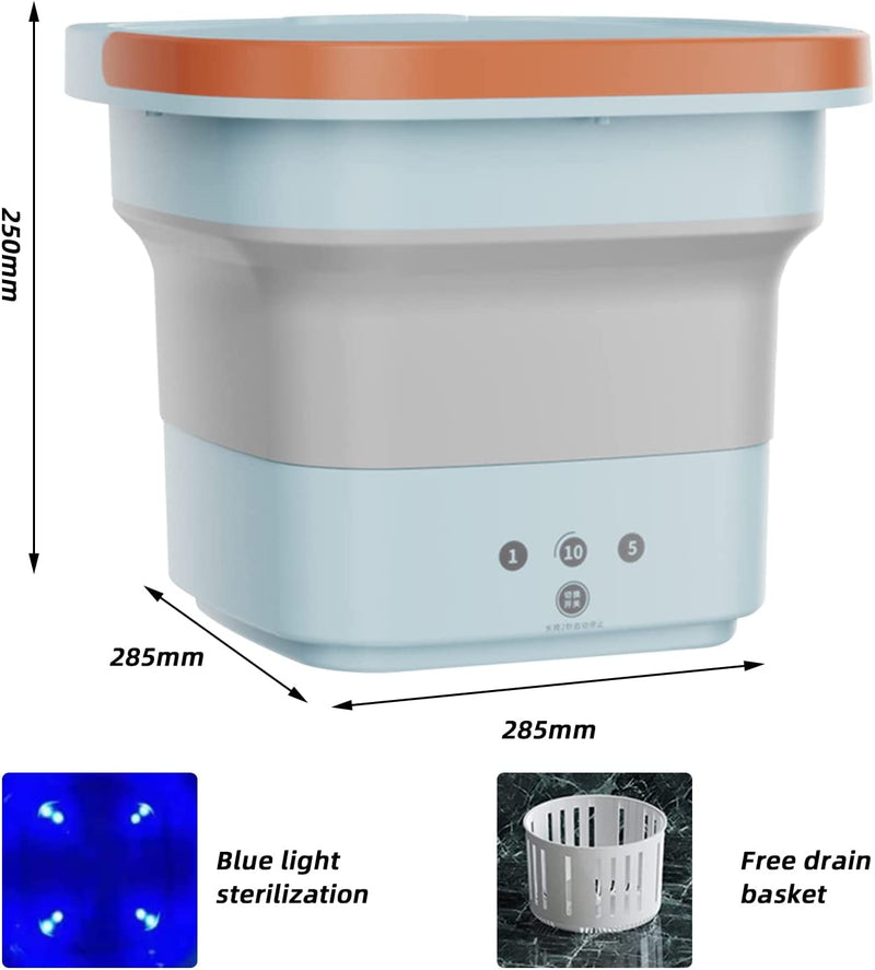 Portable Mini Washing Machine 4.5L - LightsBetter