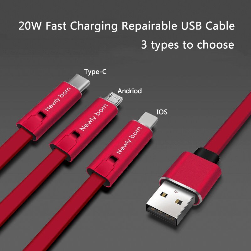 Repairable USB Cable - LightsBetter