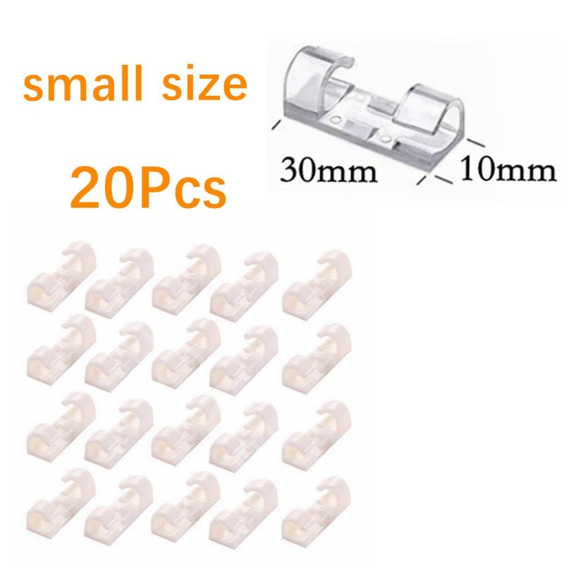 Self-Adhesive Cable Clips - LightsBetter