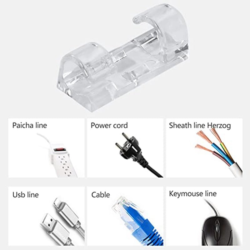 Self-Adhesive Cable Clips - LightsBetter