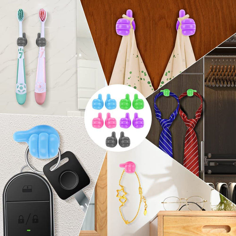 Self-Adhesive Hook / 10Pcs - LightsBetter