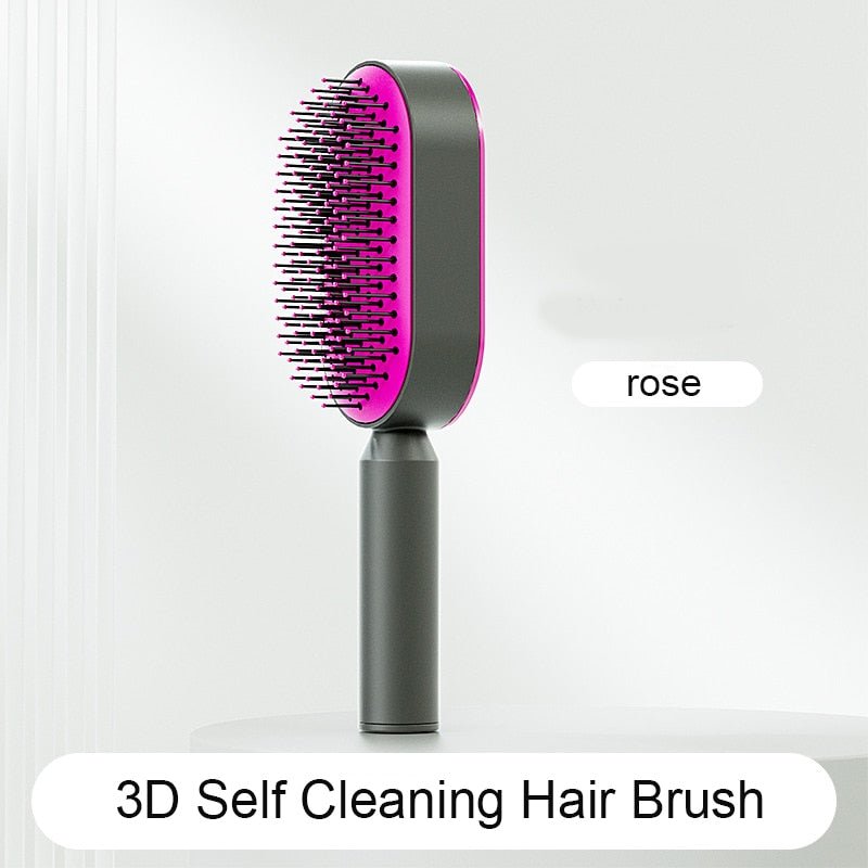 Self Cleaning Hair Brush - LightsBetter