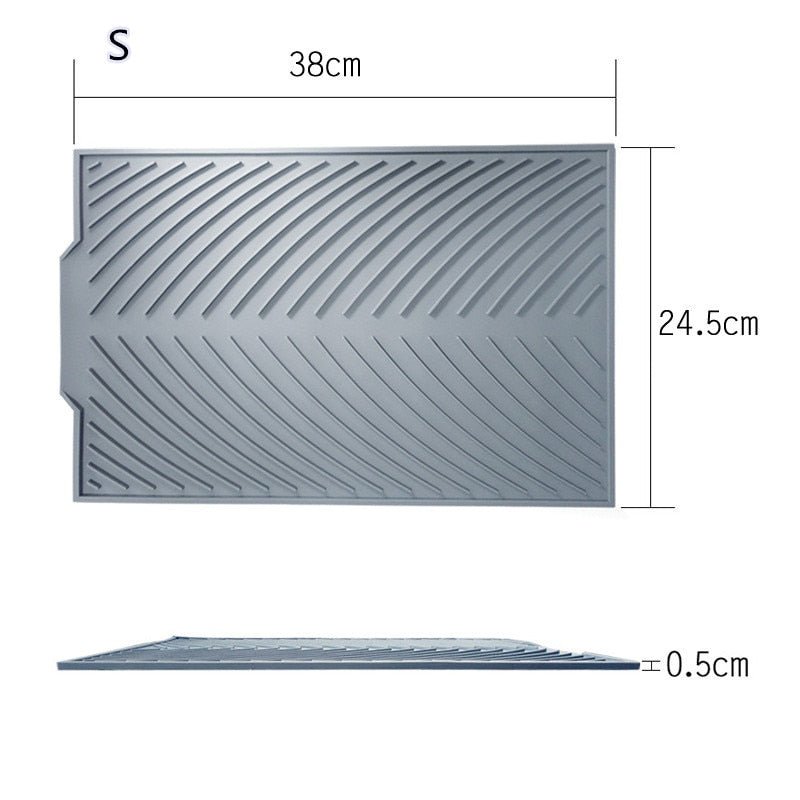 Silicone Dish Drying Mat - LightsBetter