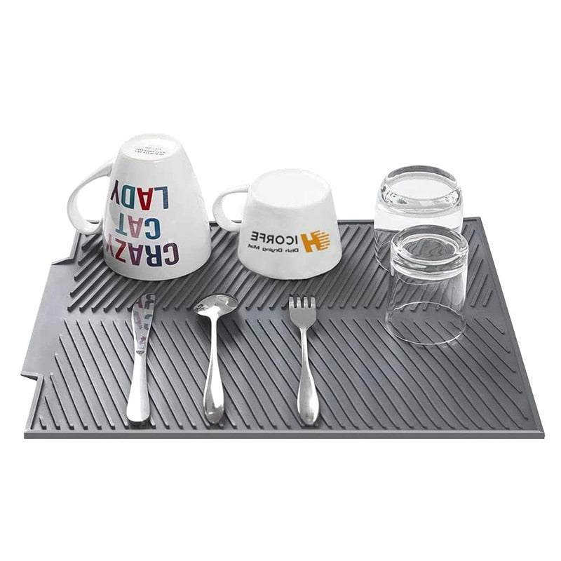Silicone Dish Drying Mat - LightsBetter
