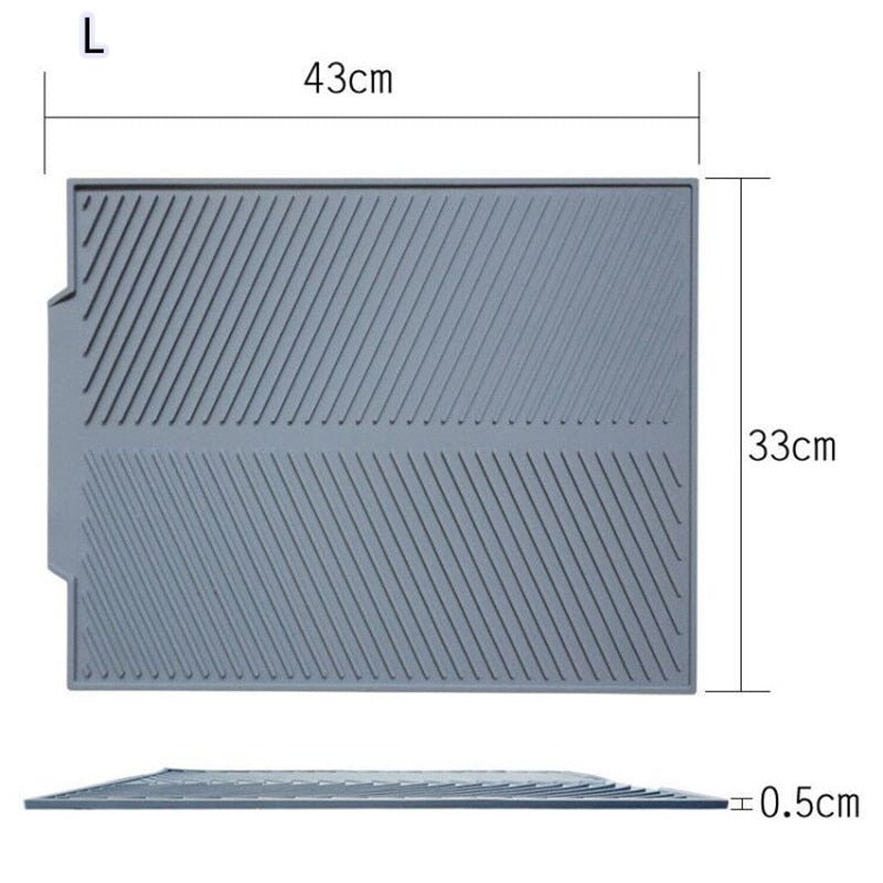 Silicone Dish Drying Mat - LightsBetter