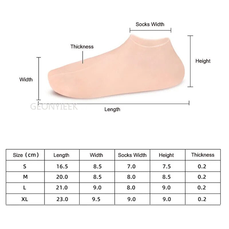 Silicone Feet Care Socks - LightsBetter