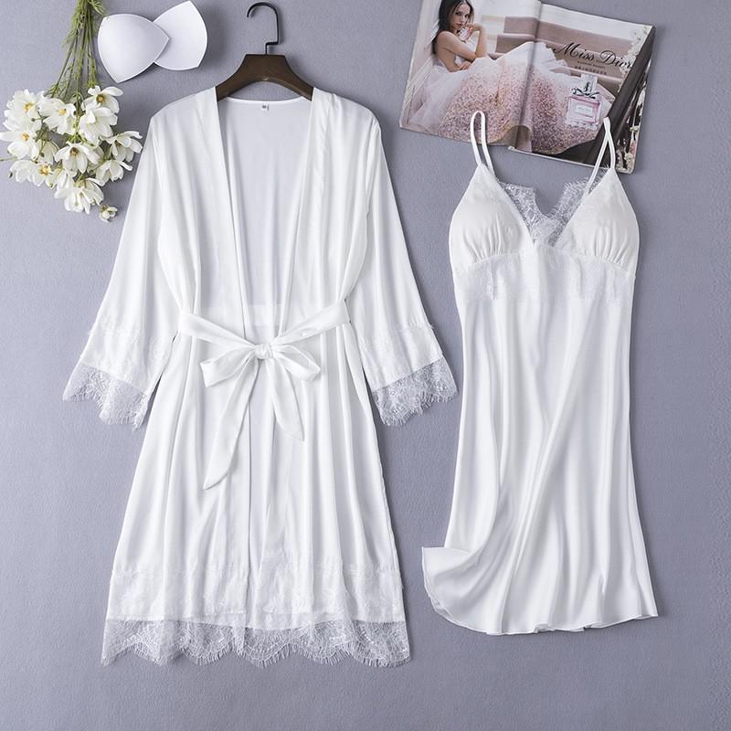Silk Satin Lingerie 5PCS - LightsBetter