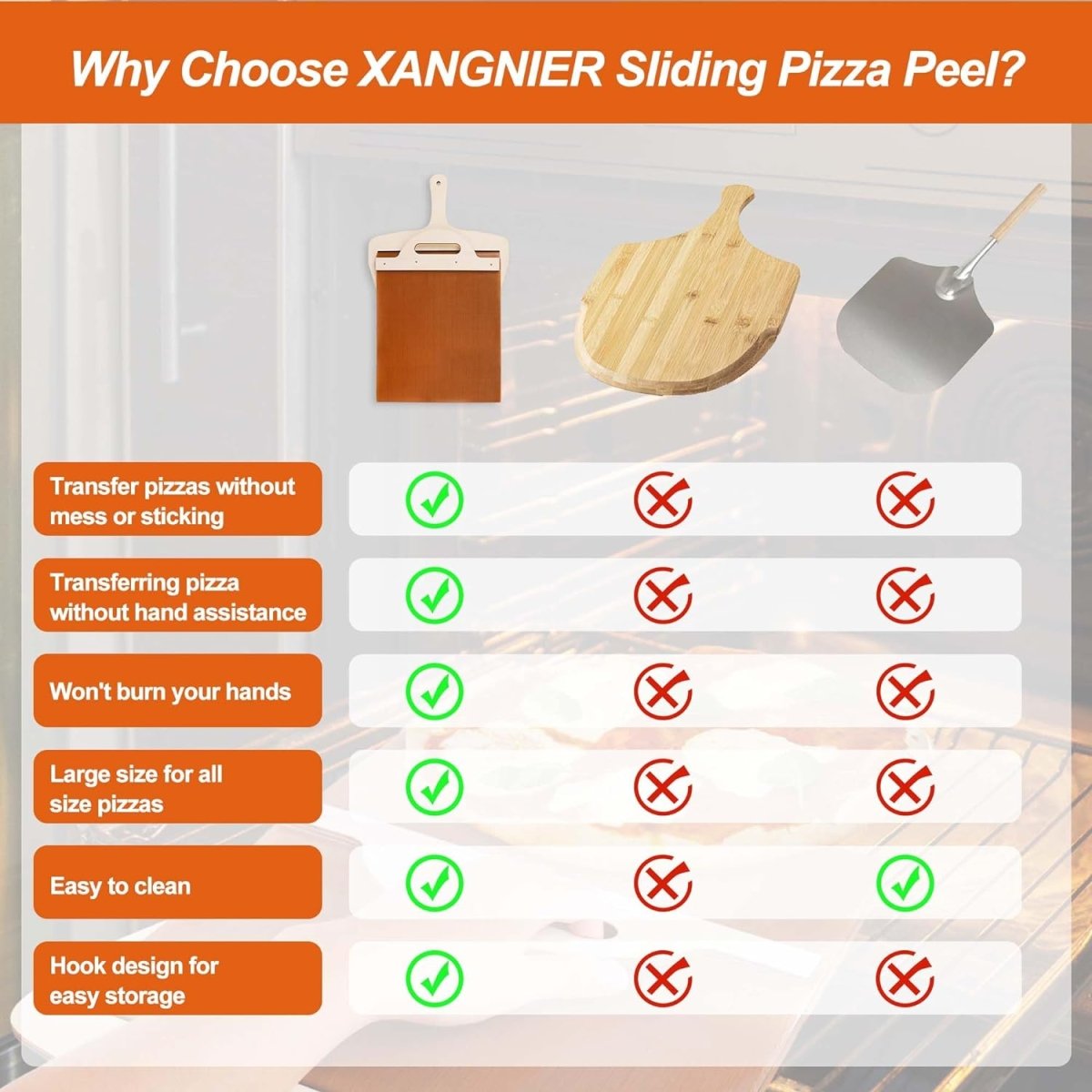 Slider Pizza Shovel - LightsBetter