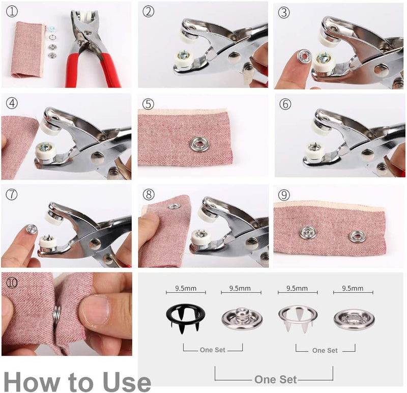 Snap Fasteners Kit - LightsBetter