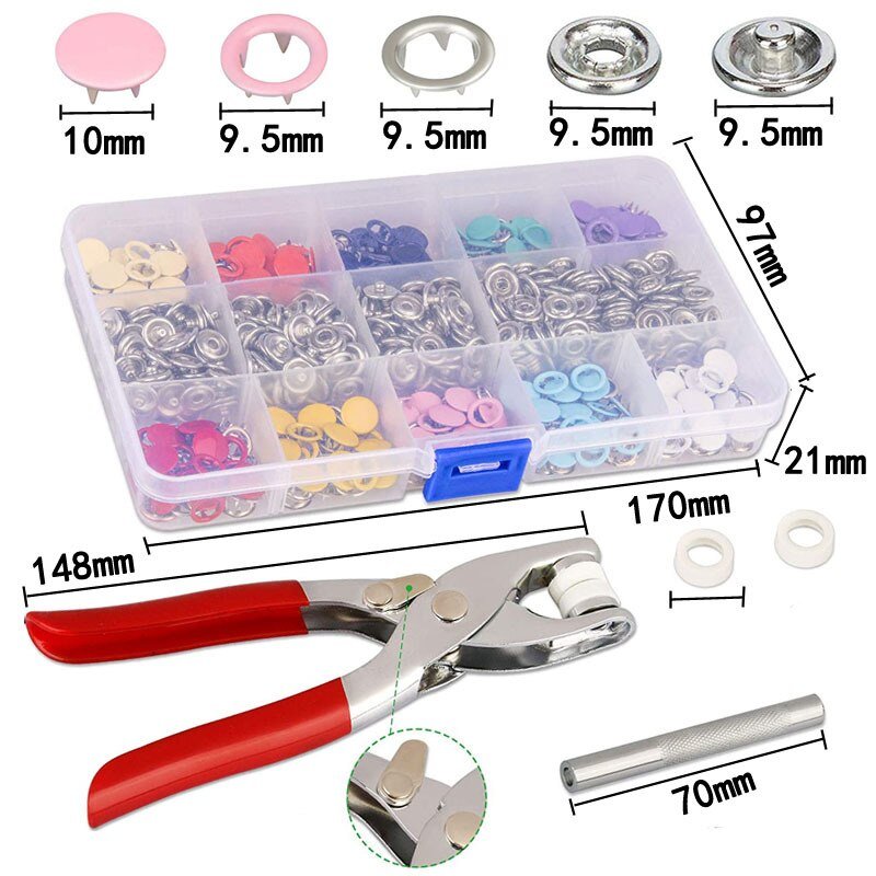 Snap Fasteners Kit - LightsBetter