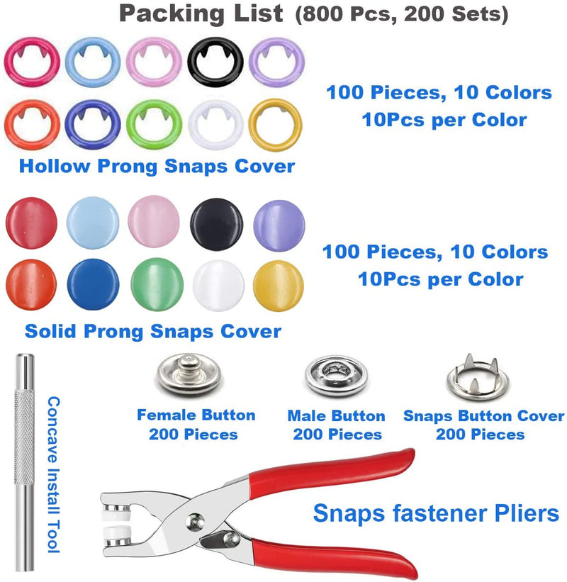 Snap Fasteners Kit - LightsBetter