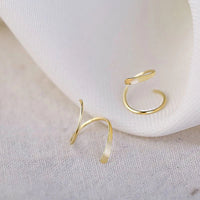 Thumbnail for Spiral Hoop Twist Earrings - LightsBetter