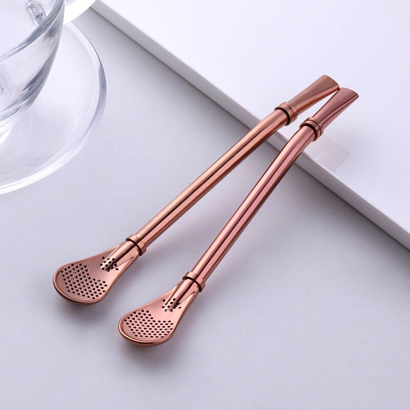 Stainless Filter Straw Spoon - LightsBetter