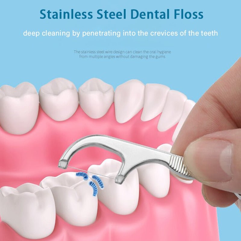 Stainless Steel Toothpick Set - LightsBetter