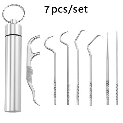 Stainless Steel Toothpick Set - LightsBetter