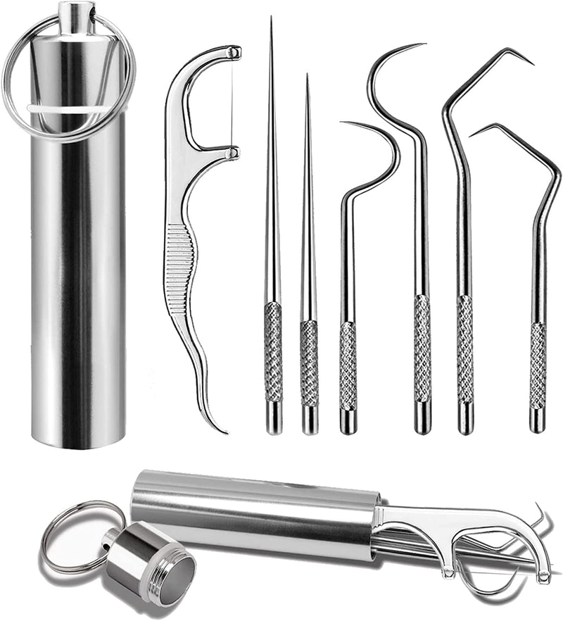 Stainless Steel Toothpick Set - LightsBetter