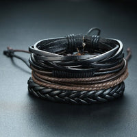 Thumbnail for Vnox Leather Bracelets - LightsBetter