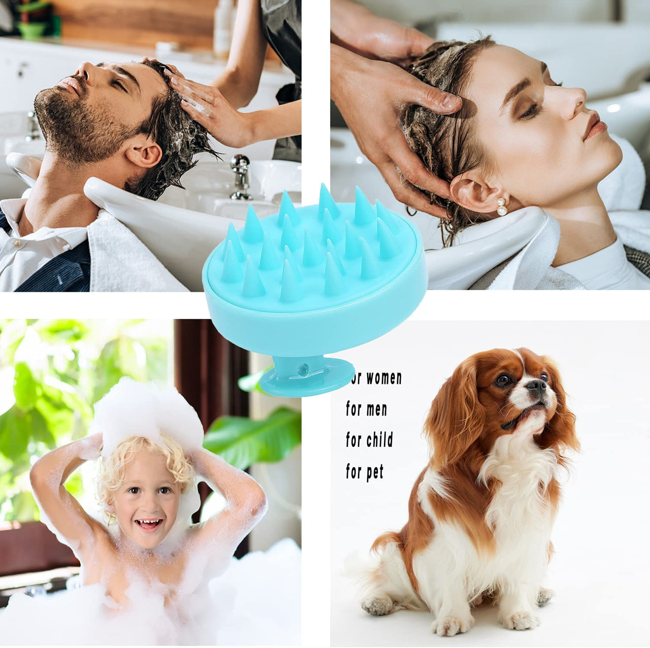 Washing Hair Scalp Massager - LightsBetter